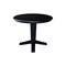 International Concepts 36 in. Solid Wood Round Top Pedestal Table with 12 in. Leaf - 30.1 in.High - Dining Height in Black K46-36RXT-23B - alternate 5